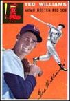 1954 Topps Ted Williams - Teddy Ballgame - the greatest hitter ever, and an American hero.